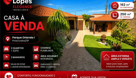 Casa à venda com 2 quartos, sendo 1 suíte,  em Jardim Três Marias, Piracicaba, SP