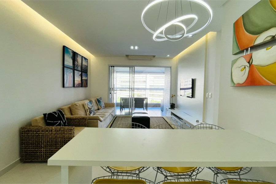 Apartamento à venda com 3 quartos, sendo 1 suíte, em Riviera de São Lourenço, Bertioga, SP