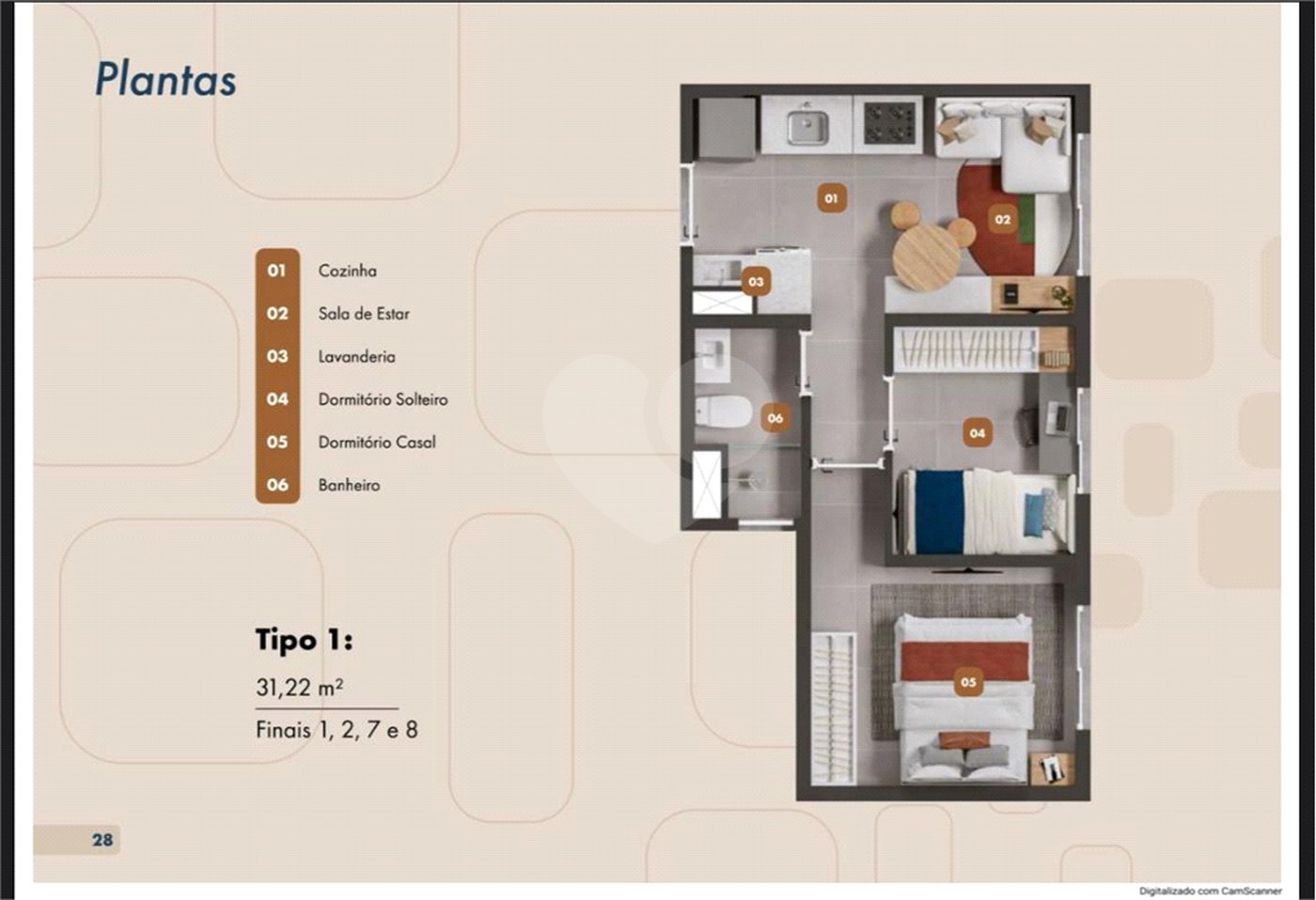 Apartamento para Locação – 31m² | 2 Quartos | Ares Ipiranga – Vila Dom Pedro I