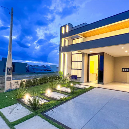 Indaiatuba - Casa condomínio Park Vista Real - AT : 200m - AC : 140m - Boiller Instalado - torneiras quentes - 3 quartos : sendo 1 suite - Suite - Ar Condicionado Samsung 12 Btu’s; arandelas de cabeceira , Dommus Closet . Esquadria , porta automática . 2 Quartos - Ar Condicionado Samsung 9 Bt