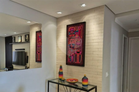 Apartamento reformado de 92 m² no Baeta Neves, com 2 dormitórios, 1 suíte, sala ampliada, área gourmet, 2 vagas, planejados e lazer completo.