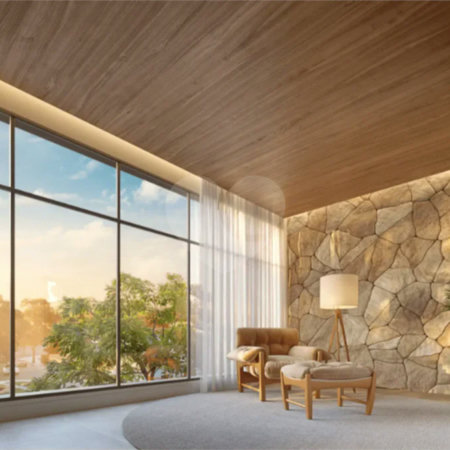 Living Hectare | 76 m², 2 suítes e 1 vaga — Conceito de casa no Anália Franco
