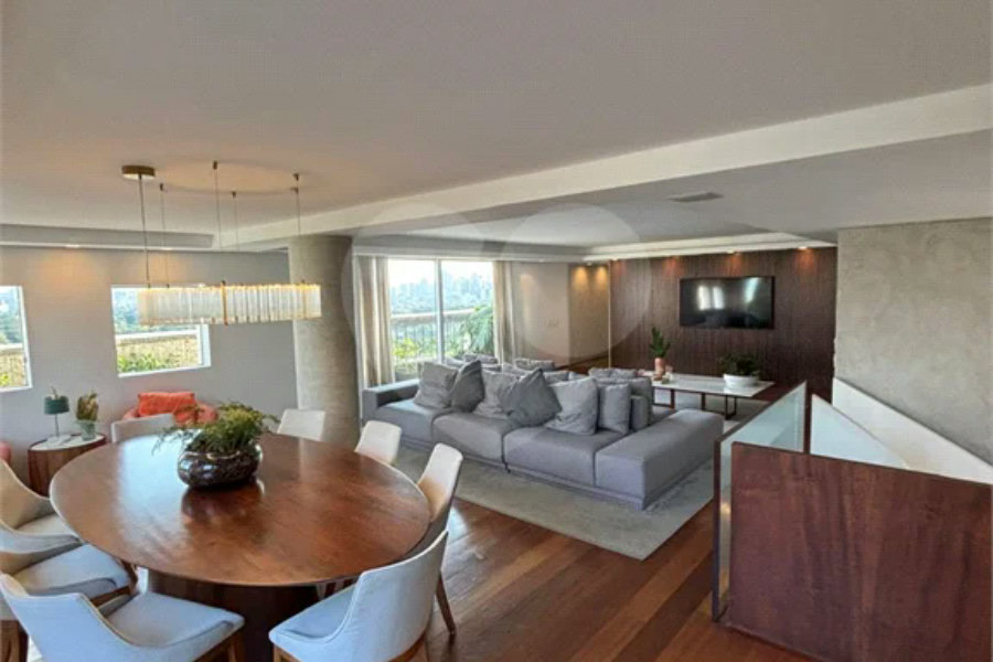 Cobertura duplex com terraço e vista em Cerqueira César