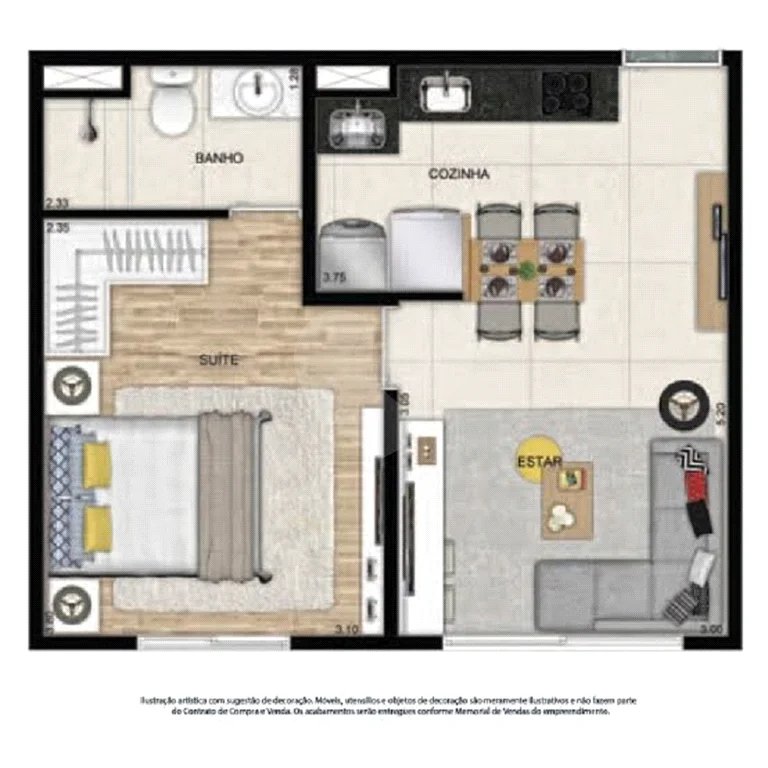 Excelente apartamento localizado na Mooca