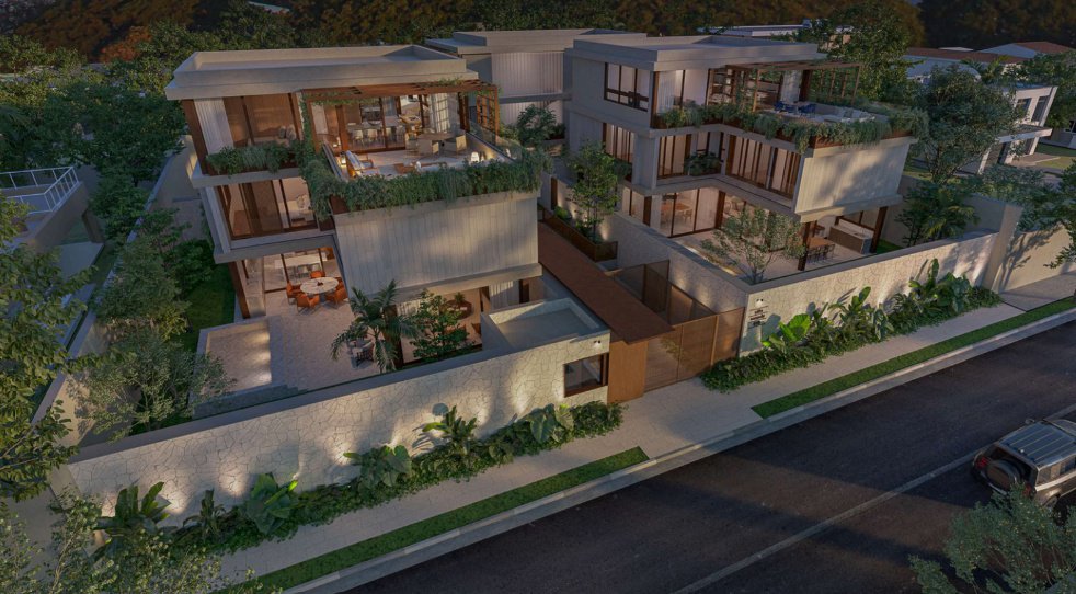 Condomínio de Casas de 844 a 950 m²