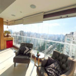 Apartamento porteira fechada com vista para a Ponte Estaiada no Campo Belo