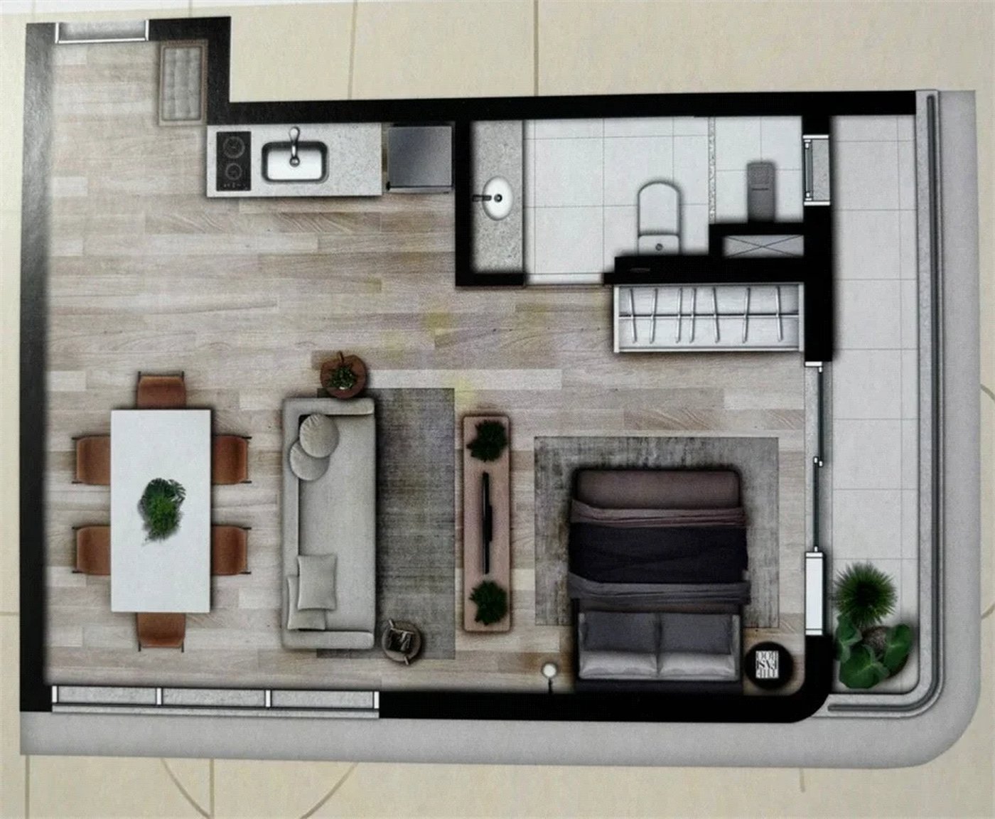 Apartamento à venda com 1 quarto em Butantã, São Paulo, SP