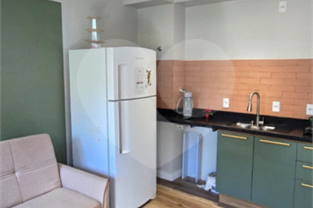 Studio Reformado com Varanda e Lazer Completo 33m2 Campos Elíseos Mobiliado