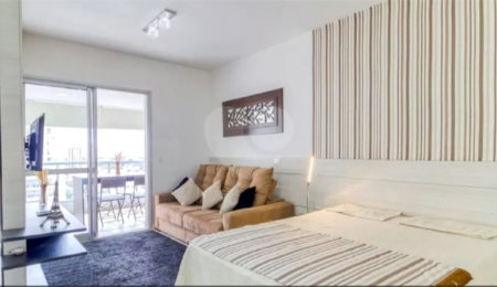 Apartamento à venda com 1 quarto em Indianópolis, São Paulo, SP