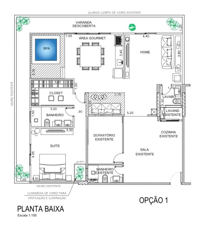 VIla Mascote Gardem com area total de 168m², projeto aprovado pelo condominio para construir mais um quarto com suite