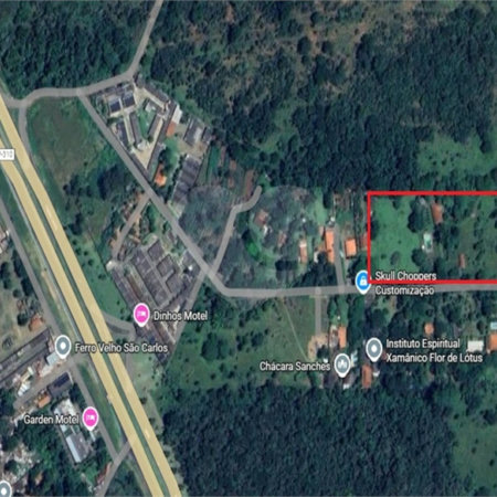 3021 m² de área para construção de chácara.