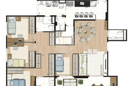 125m² - 3 dorm (1 suíte), 2 vagas