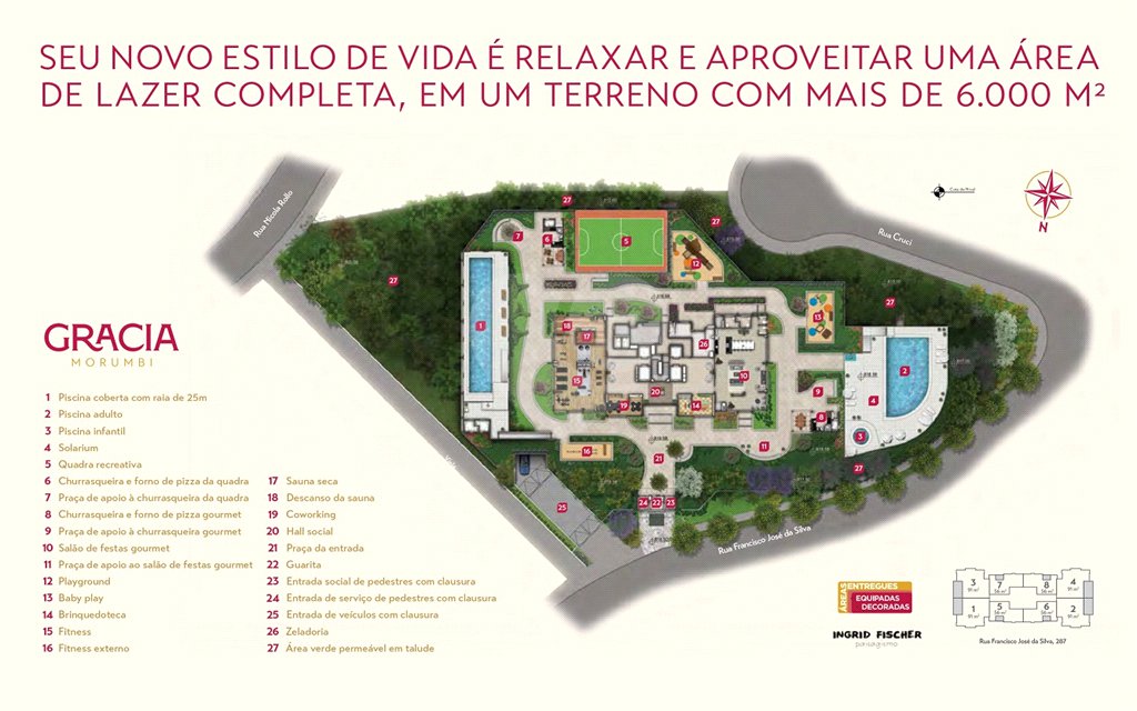 91m² - 3 dorm - 2 vagas