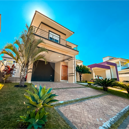 Sobrado à venda em Itupeva – 421,80 m² de terreno – 254,28 m² de área construída – 3 dormitórios – 4 banheiros – 4 vagas de garagem