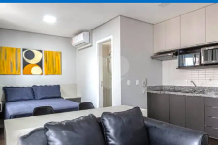 Studio Novo no Centro de São Paulo na Rua Brigadeiro Tobias , 32m² com Vaga, Completo Pronto para Morar. Estuda permuta em Indaiatuba.