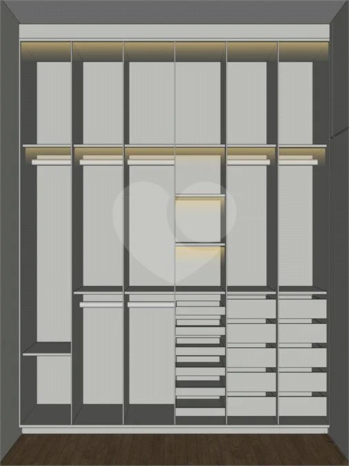 Casa Térrea Evidências - Indaiatuba/SP - Quadra D Lote 15 - Área Total 308,35 m² - Área Construída 201,81 m² - TÉRREA - 03 suítes sendo a master com closet; Escritório; Lavabo; Cozinha com cooktop, forno, micro-ondas e coifa; Móveis planejados na hall de entrada, sala, escritório, cozinha, gourme