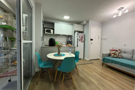 Apartamento para venda e locação com 2 quartos e 1 vaga na Vila Rosália
