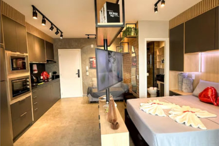 studio 35m² 1 quarto - residencial carmenere.. centro - mogi das cruzes- sp