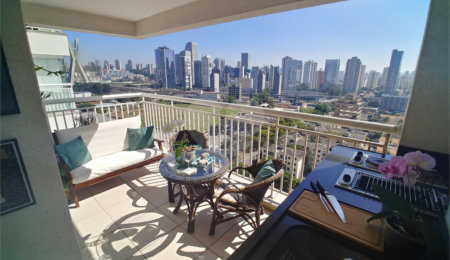 Apartamento à venda com 1 suíte em Vila Cordeiro, São Paulo, SP