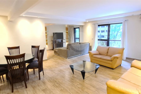 Apartamento para venda e locação de 130m² no Jardim Paulista com 2 suítes e 2 vagas.