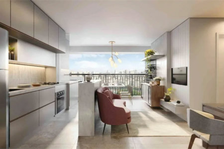 Side Barra Funda | 41,48 m² | 2 dormitórios | Vaga para moto