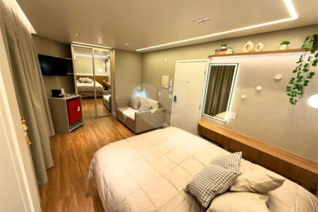 Apartamento com 35m², 1 dormitório, à venda na Bela Vista
