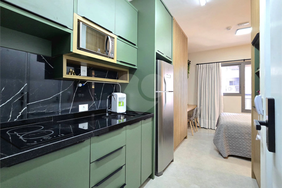 Studio 21 m² Mobiliado Próximo Metrô Paraíso São Paulo/SP