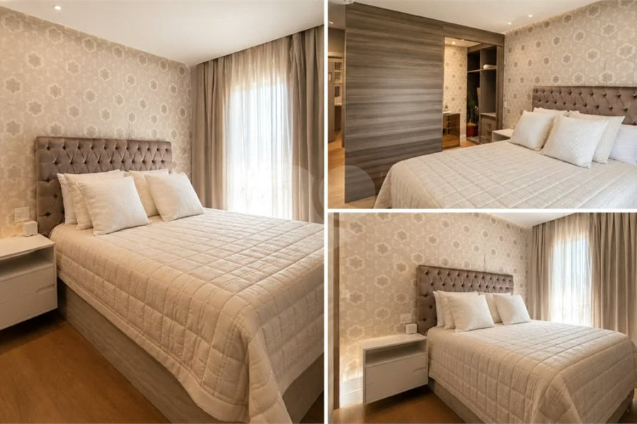Apartamento totalmente mobiliado, com 02 suítes, 2 vagas de garagem 112m² a venda Vila Mascote.
