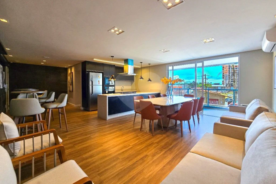 Apartamento à venda com 3 quartos, sendo 1 suíte,  em Maitinga, Bertioga, SP