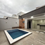 Casa Linear 3 quartos com 1 suíte, área de lazer