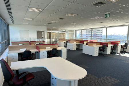 Conjunto comercial com 266m², 8 vagas, para locação no Brooklin