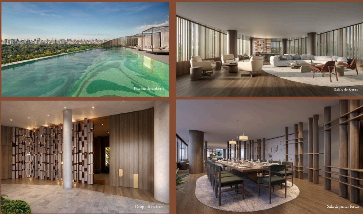 Apartamentos de Luxo de 780 m² na Cidade Jardim