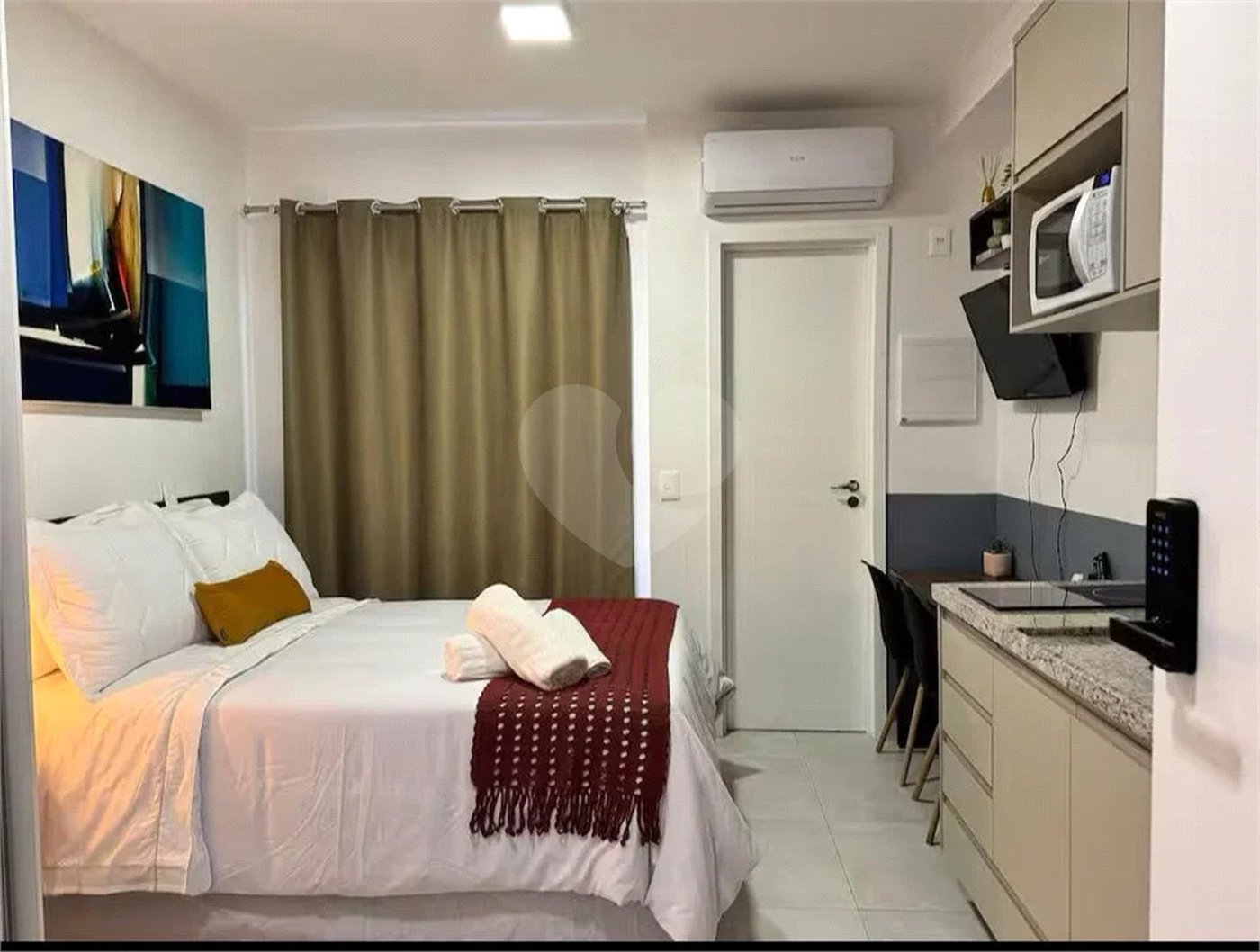 Studio Novo Mobiliado 22m² Próximo Metrô Chácara Klabin