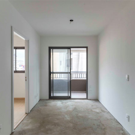 Apartamento de 37m² com 2 dormitórios.