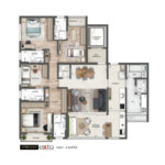 Apartamento à Venda em Perdizes: Upper East Perdizes, 142m², 4 Suítes e Lazer de Luxo na Rua Minerva