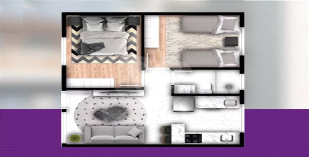Apartamento á Venda com 47m² - Jabaquara