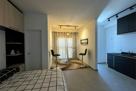STUDIO SEMI MOBILIADO PARA VENDA OU LOCAÇÃO EM ATIBAIA