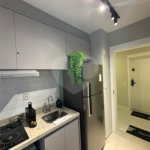 Studio mobiliado em andar alto com lazer completo em Indianópolis