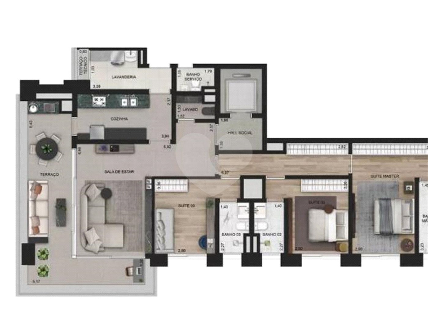 Apartamento para venda no Itaim - São Paulo