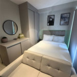 Studio mobiliado em andar alto com lazer completo em Indianópolis