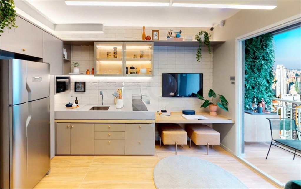 Studio de 33 m2 à venda no melhor da Vila Mariana, a 7 minutos caminhando do metrô Ana Rosa.