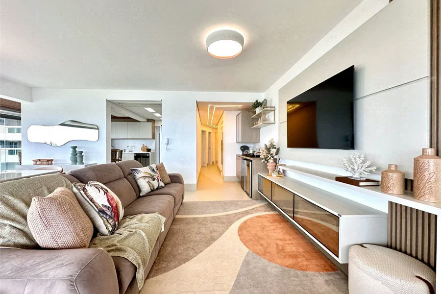 Apartamento à venda com 5 quartos, sendo 4 suítes,  em Riviera de São Lourenço, Bertioga, SP