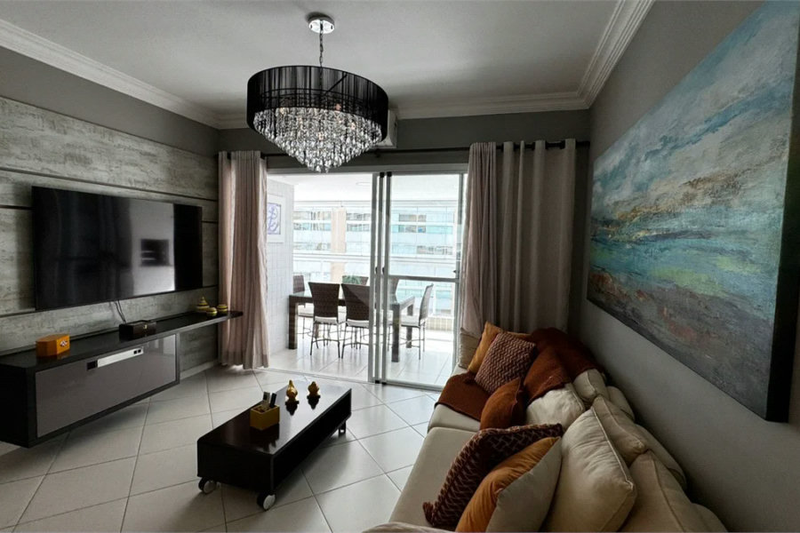 Apartamento à venda com 3 quartos, sendo 2 suítes, em Riviera de São Lourenço, Bertioga, SP