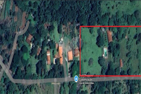 3021m² de área para construção de chácara