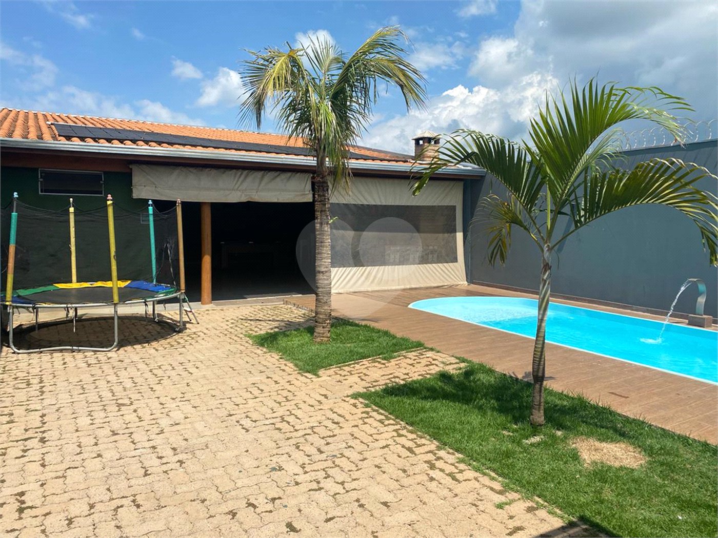 Área de lazer no residencial Arcoville