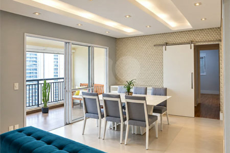 Apartamento mobiliado de 106 m² no Centro de São Bernardo, com 3 dormitórios, suíte, 3 vagas, vista livre e condomínio com lazer completo.