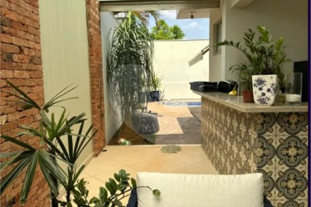 Casa Damha I, com 3 quartos e piscina privativa.