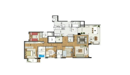 Apartamento à venda com 4 quartos, sendo 2 suítes,  em Vila Suzana, São Paulo, SP