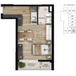 Studio de 34m² na Vila Mariana