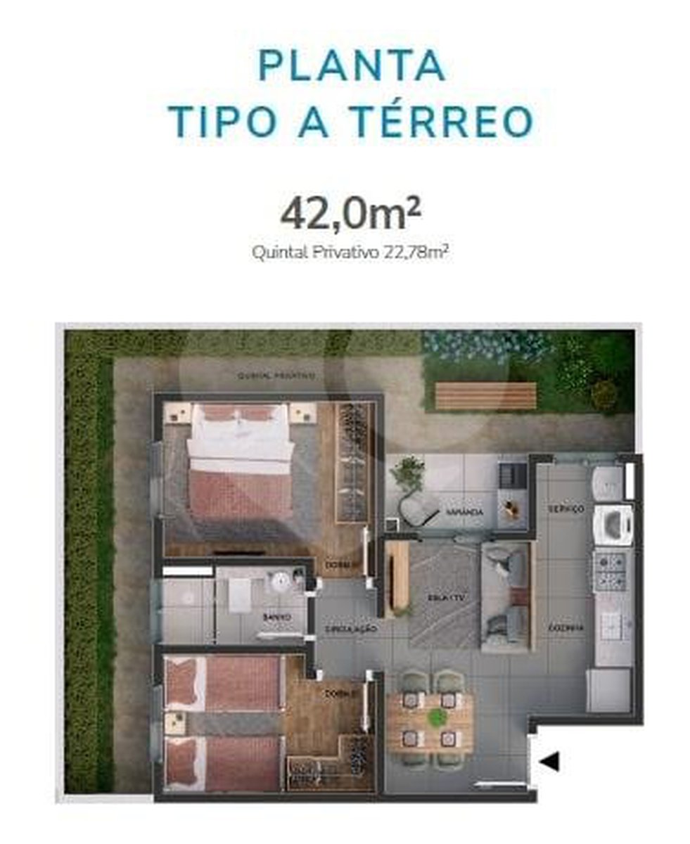 Apartamento 67m²